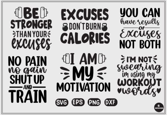 Download Gym Motivation SVG Bundle - Premium Resources