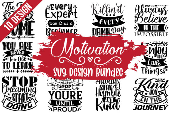 Download Motivation SVG Design Bundle - Premium Bundle